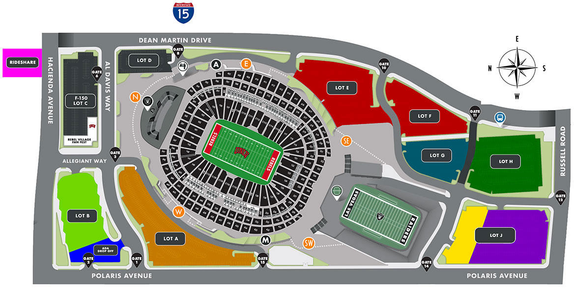 Unlv Football Stadium Seating Chart