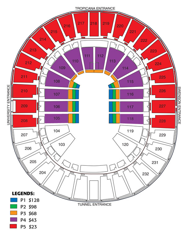 Marvel Universe Live Seating Chart