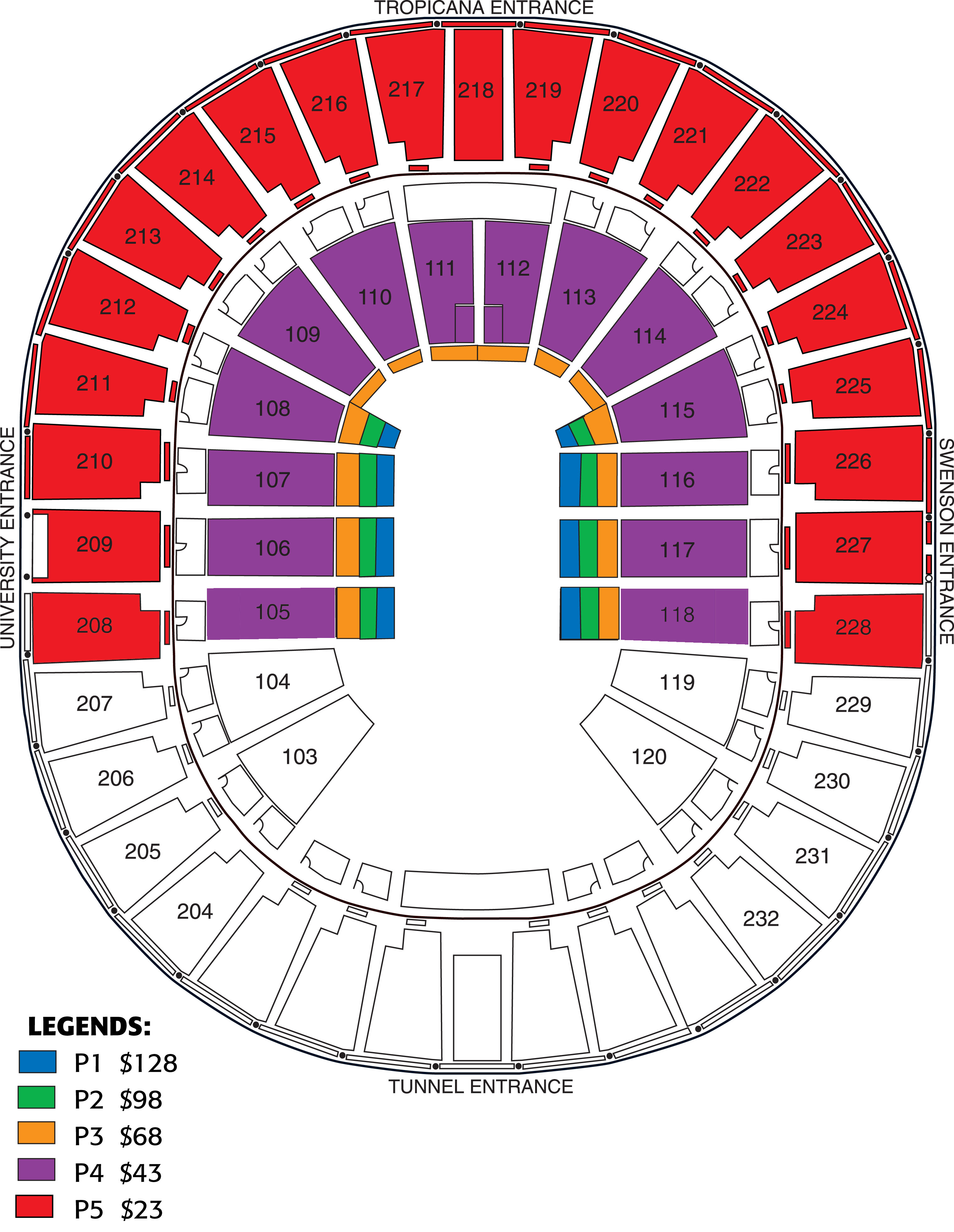 Marvel Universe Live Seating Chart Wells Fargo