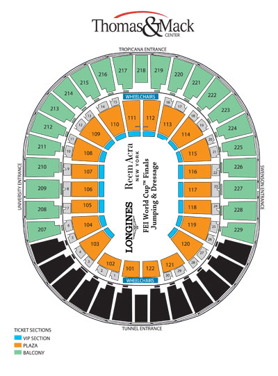 Nfr Seating Chart With Rows