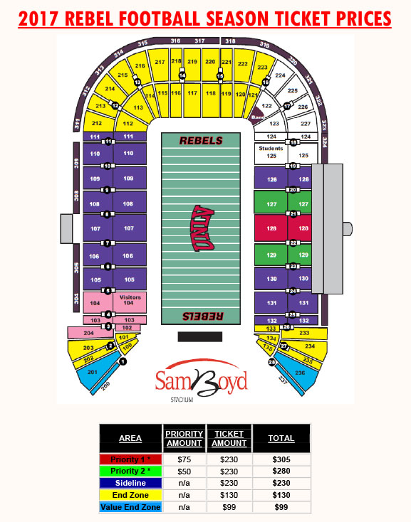 Unlv Seating Chart