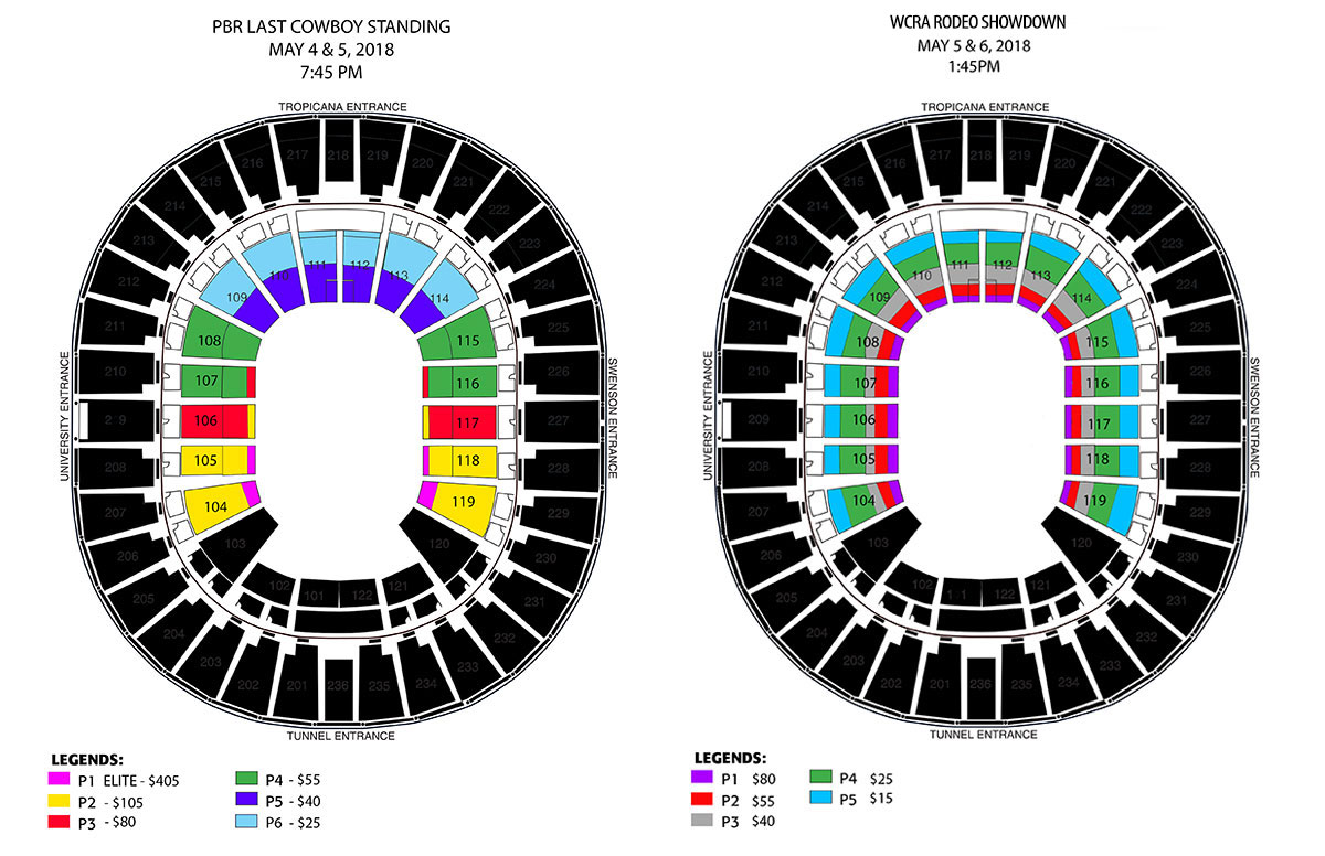 Thomas And Mack Pbr Seating Chart