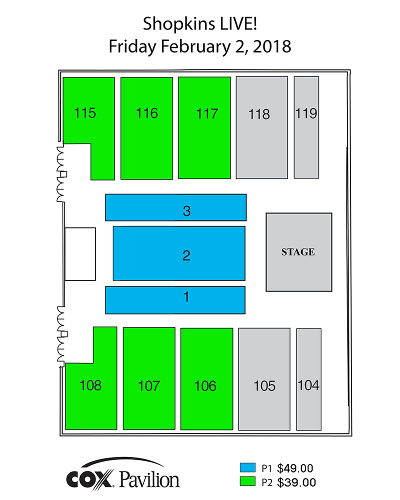 Unlv Cox Pavilion Seating Chart