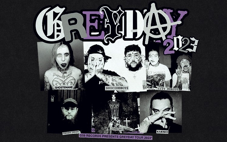 The Grey Day Tour 2023 Featuring $uicideboy$     with GHOSTEMANE, CITY MORGUE,  FREDDIE DRED, SEMATARY AND RAMIREZ